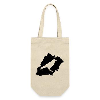 Kiersper Rauk with Stadtsillhouette black - Gift Bag for Bottles - nature - Front