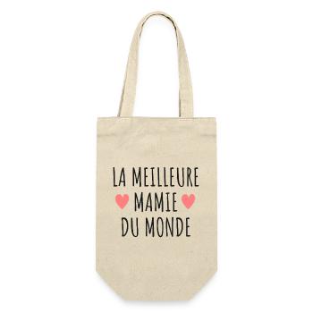 Meilleure Mamie Monde - Sac à bouteille - nature - Devant