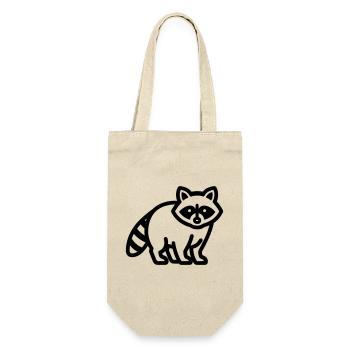 raccoon - Gift Bag for Bottles - nature - Front