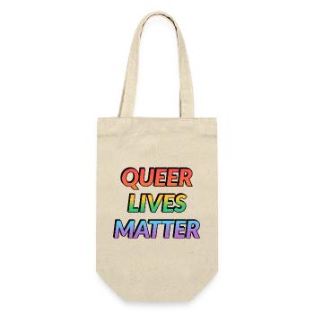 Arc-en-ciel Queer Lives Matter - Sac à bouteille - nature - Devant