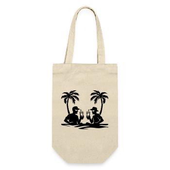 Holiday Team Party - Gift Bag for Bottles - nature - Front