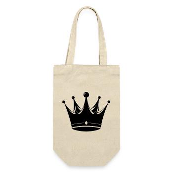 Crown - Gift Bag for Bottles - nature - Front