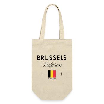 Bruxelles, Belgique, coordonnées, voyage, souvenir - Sac à bouteille - nature - Devant