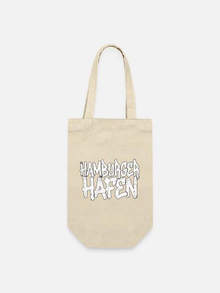 Hamburger Hafen Graffiti - Geschenkbeutel für Flaschen - Natur