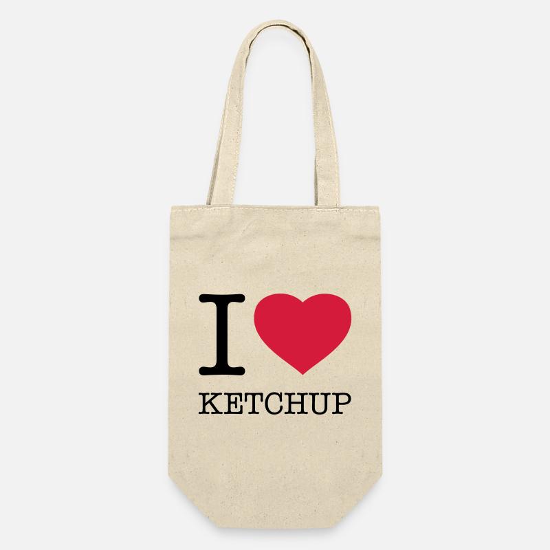 J’ADORE LE KETCHUP - Sac à bouteille - nature