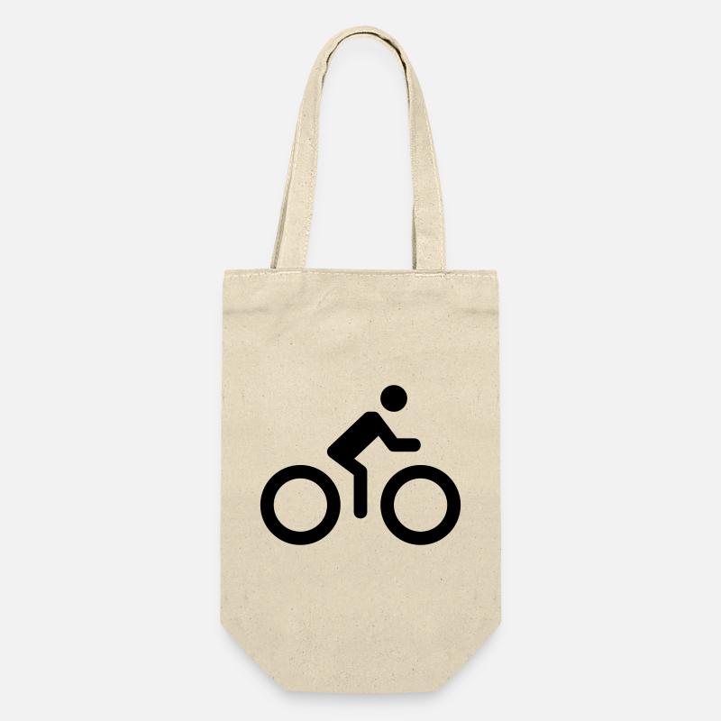 Bicycle logo - Gift Bag for Bottles - nature