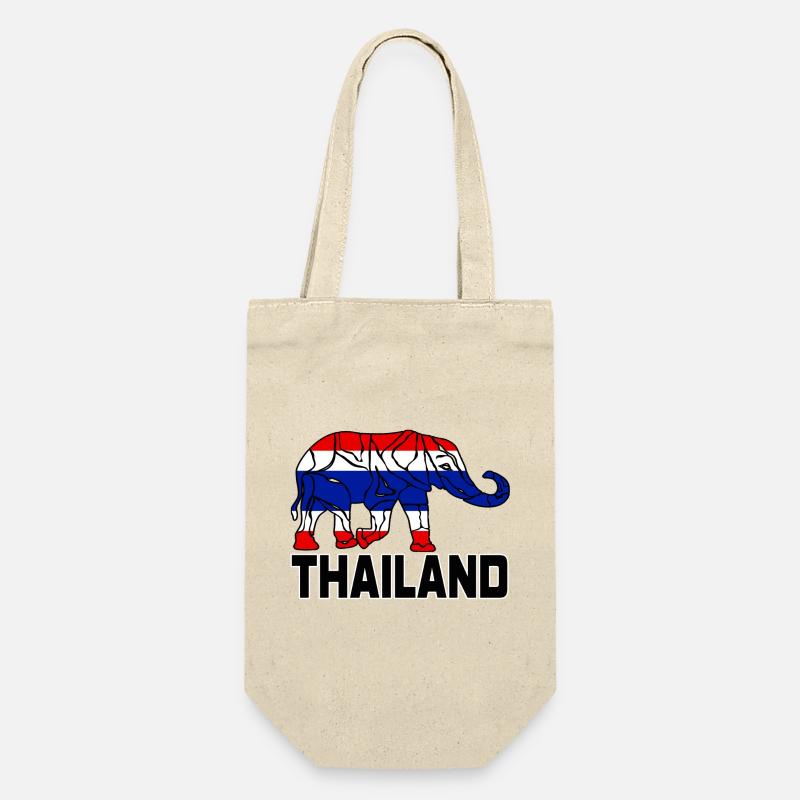 Thailand Elephant / Gift / Gift Idea - Gift Bag for Bottles - nature