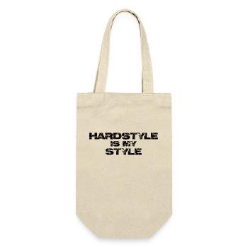hardstyle is my style - Geschenkbeutel für Flaschen - Natur - Vorne