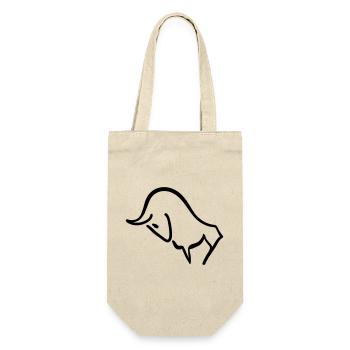 charging bull - Gift Bag for Bottles - nature - Front