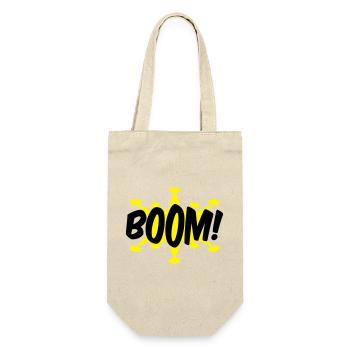 Boom - Geschenkbeutel für Flaschen - Natur - Vorne