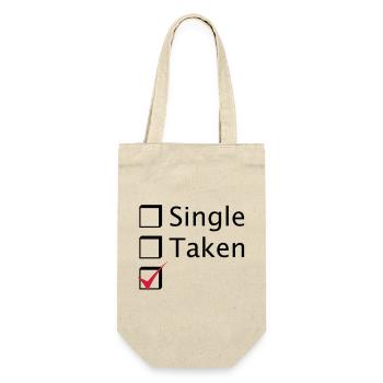 Single Taken - Geschenkbeutel für Flaschen - Natur - Vorne