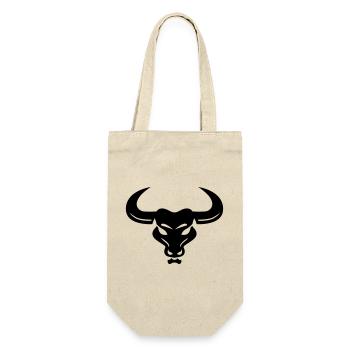 bull - Gift Bag for Bottles - nature - Front