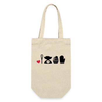 to bake - Gift Bag for Bottles - nature - Front