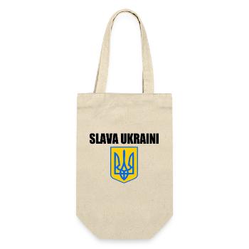 Slava ukraini - Gift Bag for Bottles - nature - Front
