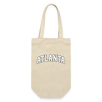 Logo Atlanta : Design collégial au style urbain - Sac à bouteille - nature - Devant