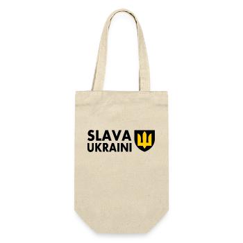 Slava ukraini - Gift Bag for Bottles - nature - Front
