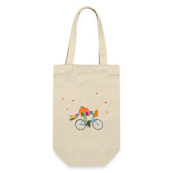 Tour de Pumpkin - Gift Bag for Bottles - nature - Front