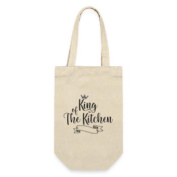King of the Kitchen - Gift Bag for Bottles - nature - Front
