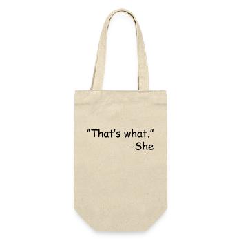 That s What She Sid - Gift Bag for Bottles - nature - Front