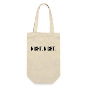Nacht Nacht - Geschenkbeutel für Flaschen - Natur - Vorne