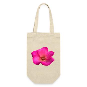 Hyper-realistic fuschia pink hand-drawn with a marker - Gift Bag for Bottles - nature - Front
