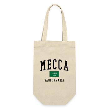 Mecca Saudi Arabia Flag Design - Gift Bag for Bottles - nature - Front
