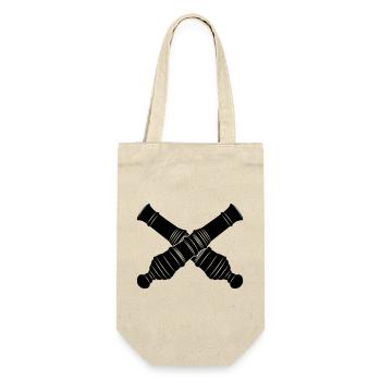 Two cannon barrels crossed - Gift Bag for Bottles - nature - Front
