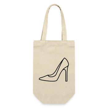 High Heel Icon Chaussure Femmes Femmes Contour Personnalisable - Sac à bouteille - nature - Devant