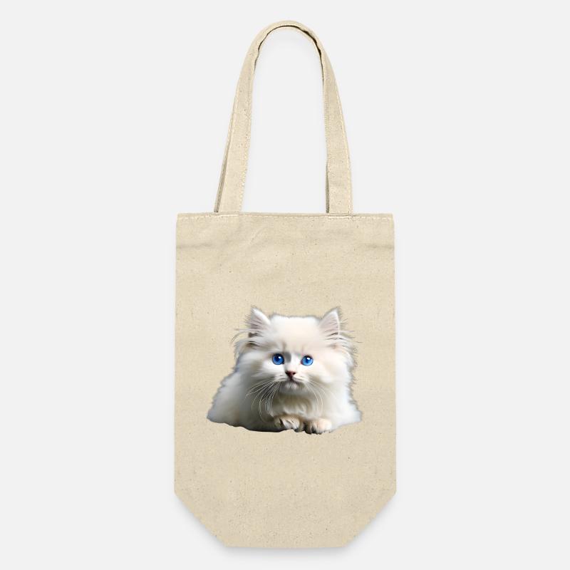Chat bébé mignon - Sac à bouteille - nature