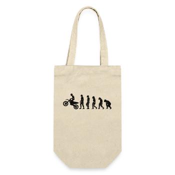 Motorcross Motorcycle Motorcycle Fan Motorcyclist - Gift Bag for Bottles - nature - Front