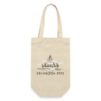 sailingcrew 2023 - Sailing - Teamshirt - Gift Bag for Bottles - nature - Front