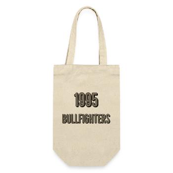 Retro - Geschenkbeutel für Flaschen - Natur - Vorne