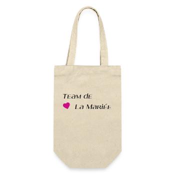 Team de la mariée - Sac à bouteille - nature - Devant
