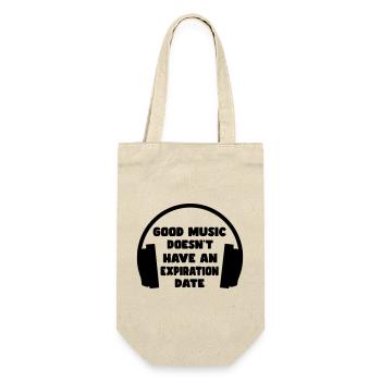 La bonne musique n’a pas de date d’expiration * - Sac à bouteille - nature - Devant