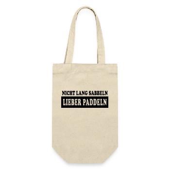 Paddeln stand up paddle SUP Paddel - Geschenkbeutel für Flaschen - Natur - Vorne