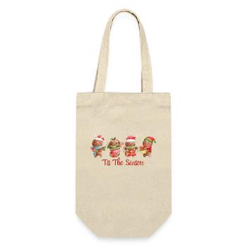 Tis The Season. Merry christmas - Gift Bag for Bottles - nature - Front