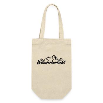 Wanderverliebt - - Geschenkbeutel für Flaschen - Natur - Vorne