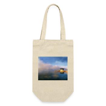 Lake Pontoon Pier - Gift Bag for Bottles - nature - Front