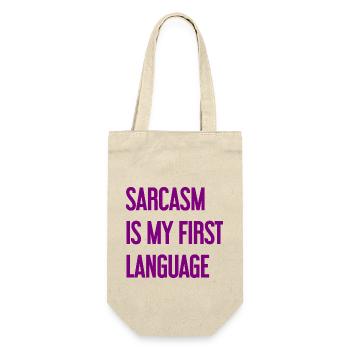 Sarcasme Pro - Sac à bouteille - nature - Devant