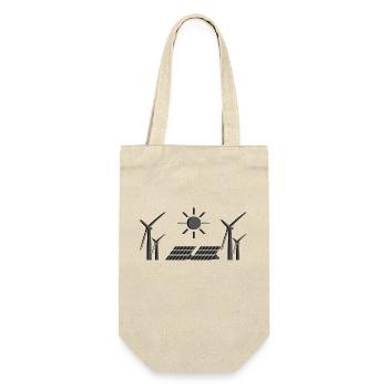 Renewable Energy - Earth Day - ApriNoeScor - Gift Bag for Bottles - nature - Front