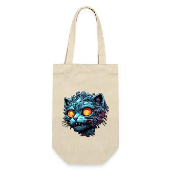 Cool Cat / Funny / Animal / Pet / Crazy - Gift Bag for Bottles - nature - Front