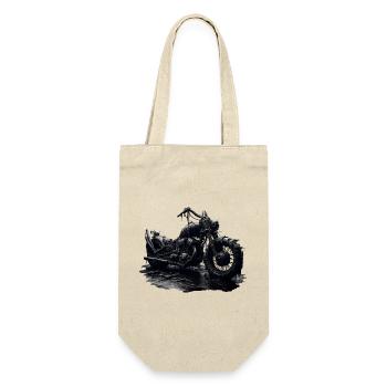 Moto Rusty Apocalypse - Crâne Dark Fantasy - Sac à bouteille - nature - Devant