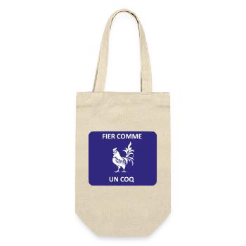 Fier comme un coq - Sac à bouteille - nature - Devant