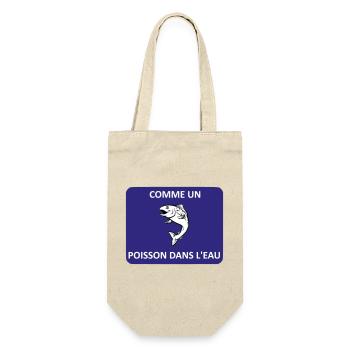 Like a fish in water - Gift Bag for Bottles - nature - Front