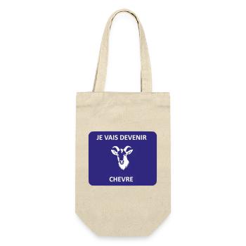 Je vais devenir chèvre - Sac à bouteille - nature - Devant