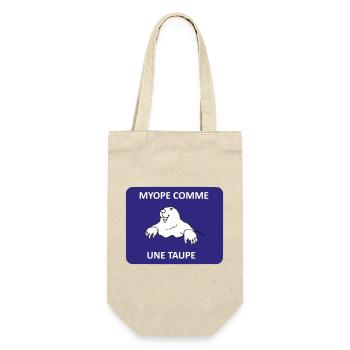 Short-sighted as a mole - Gift Bag for Bottles - nature - Front