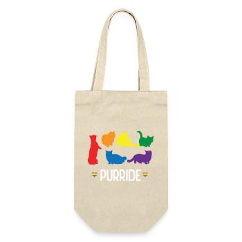 LGBTQ Pride Month - Purride - Gift Bag for Bottles - nature - Front