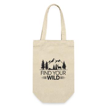 Outdoor Find Your Wild Landschaft Liebhaber - Geschenkbeutel für Flaschen - Natur - Vorne