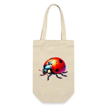 Coccinelle - Sac à bouteille - nature - Devant