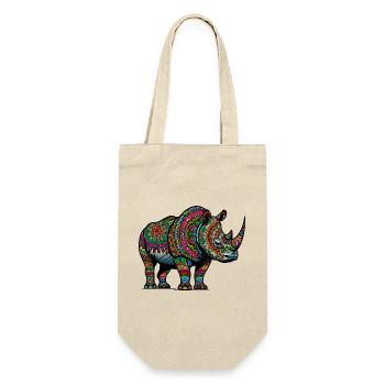 Rhinoceros - Gift Bag for Bottles - nature - Front